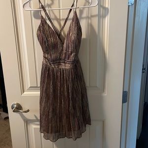 Multi colored sparkly mini dress